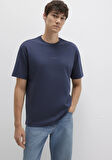 Mavi Baskılı Lacivert Tişört 0613102-85315