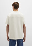 Baskılı Bej Tişört 0613046-70140