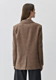 Yün Karışımlı Kahverengi Blazer 1110802-88238