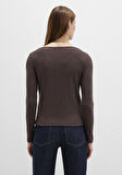 Uzun Kollu Kahverengi Tişört 1613596-88067