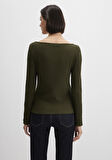 Yeşil Uzun Kollu Tişört 1613595-71545