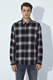 Mavi Erkek Kareli Gömlek M0211770 Black