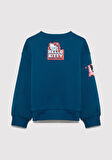 Hello Kitty Baskılı Lacivert Sweatshirt 7S10164-89110