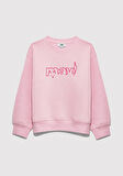 Mavi Kedi Logo Baskılı Pembe Sweatshirt 7S10162-70973