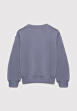 Mavi Logo Baskılı Mor Sweatshirt 7S10170-88095