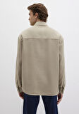 Cep Detaylı Bej Gömlek 0211760-70360