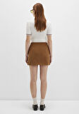 Kahverengi Kadife Etek 1310831-91393