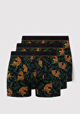 3lü Kaplan Baskılı Boxer 0912203-900