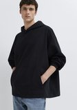 Kapüşonlu Siyah Sweatshirt 0211907-82128
