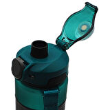 Noki Tritan Soft Touch Auto Kapak Silikon Bantlı Askılı Matara 750 ml (T-0121)