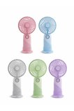 Taşınabilir Mini Fan USB Şarjlı El Vantilatörü 3 Kademeli Sessiz