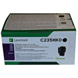 Lexmark C2425-C235HK0 Siyah Orijinal Toner Yüksek Kapasiteli