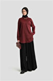 Armine Basic Gömlek 24KD9240 Bordo