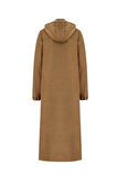 Armine Kapüşonlu Manto 24KH8111 Camel