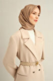 Sura İpek Eşarp 9301D-06 Haki - Vizon