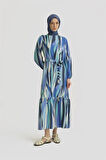 Armine Trend Elbise 25YT909 Mavi