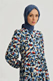 Armine Trend  Elbise 25YT914 Mavi