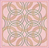 Armine Sura İpek Eşarp 9333-06 Pembe Karışık Desen 