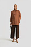 Armine Gömlek ORTD8300-1 Camel