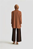 Armine Gömlek ORTD8300-1 Camel