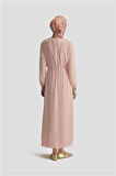 Armine İp Kemerli Elbise 25YT927 Rose