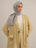 Armine Lyocell Eşarp 3-23 Açık Gri Desenli 47342
