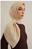 Armine Lyocell Eşarp 3-64 Krem Desenli 47360