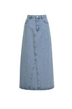Armine Denim Etek 25YD9125 Mavi