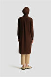 Armine A Logolu Tunik 25YH411 Acı Kahve