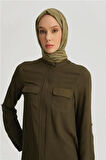 Armine İki Cepli Tunik 25YH4217 Haki
