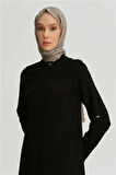 Armine İki Cepli Tunik 25YH4217 Siyah
