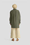 Armine İki Cepli Oversize Gömlek 25YH3443 Haki