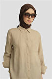 Armine Keten Tunik 25YD4231-1 Bej