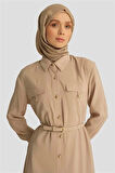 Armine Elbise 25YD4234 Bej