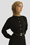 Armine Elbise 25YD4236 Siyah