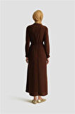 Armine Anvelop Elbise 25YH9230 Açık Kahve