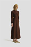 Armine Anvelop Elbise 25YH9230 Açık Kahve