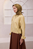 Geometrik Desen İpek Twill Eşarp 4201D01 30