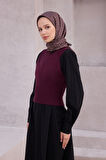 Çiçek Desen İpek Twill Eşarp 4203D01