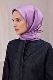 Çiçek Desen İpek Twill Eşarp 4203D01