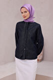 Çiçek Desen İpek Twill Eşarp 4203D01
