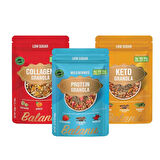 Protein & Keto & Kolajen Granola 360 Gr 3 lü Set 