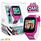 MiniFlak L.O.L Surprise! LOL011OMG Pembe Kamera Bluetoothlu 26 Oyunlu Çocuk Saati (Takip Özelliği Yo