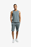 Everlast Ever Relaxed Regular Erkek Gri Şort TM0005-341