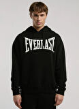 Everlast TM0050 167-Ever Classics Comfort Siyah Kapüşon Yaka Regular Fit Baskılı Erkek Sweatshırt