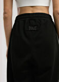 Everlast TW0030 167-Ever Classics Wmn Jogger Siyah Lastikli Bel Regular Fit Düz Kadın Eşofman Altı