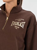 Everlast Bronx NYC Kahverengi Kadın Sweatshirt