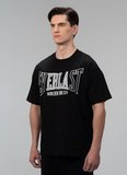 Everlast TM0172 167-Iconic Rest Oversize Siyah Bisiklet Yaka Normal Fit Düz Erkek T-Shirt