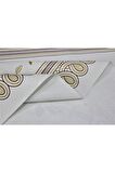 Dora Astarlı Silinebilir Pvc 120x160 Hazır Muşamba Masa Örtüsü - Yapraklı-220-3