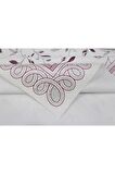 Dora Astarlı Silinebilir Pvc 120x160 Hazır Muşamba Masa Örtüsü - Yapraklı-220-3